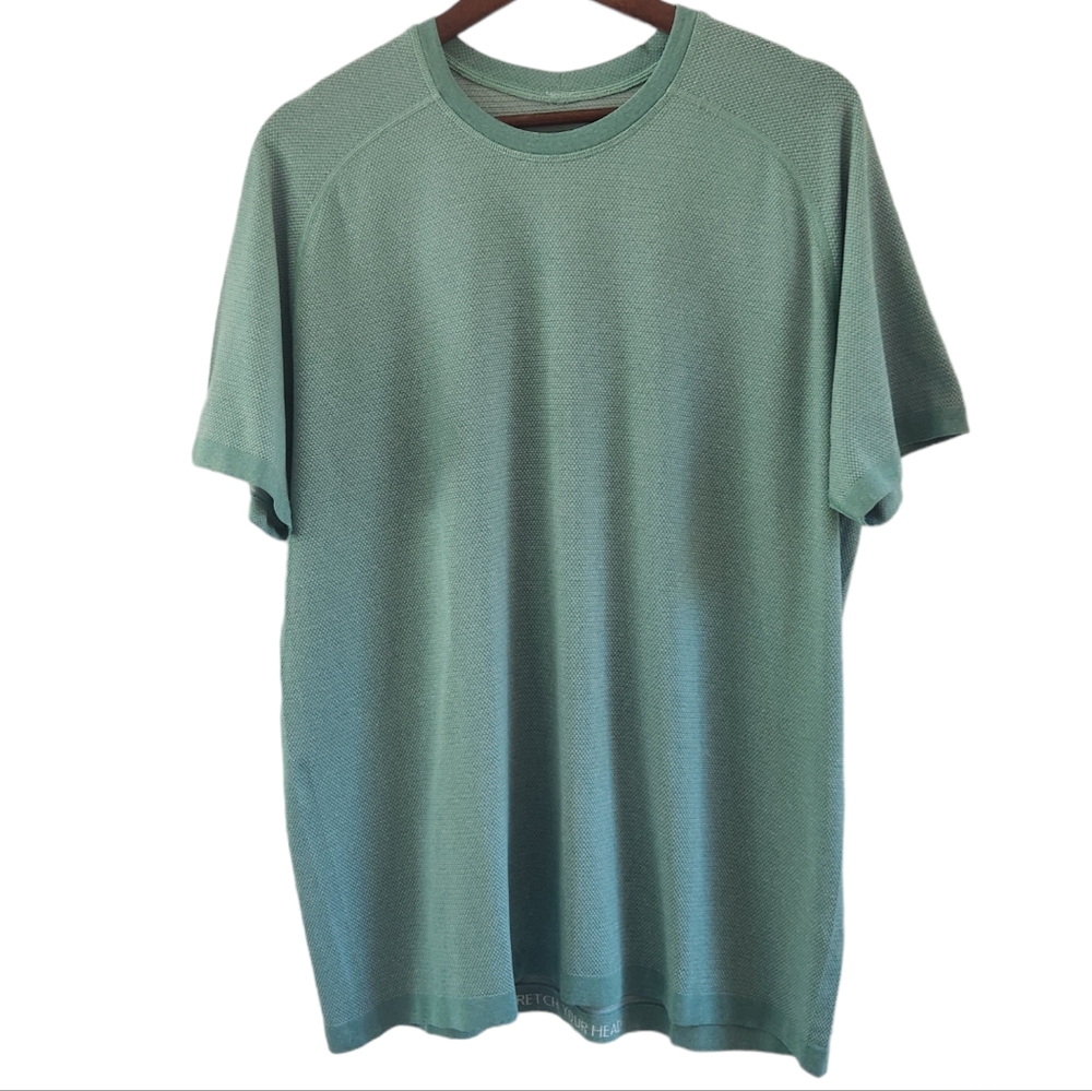 Lululemon Green Mens Metal Vent Tech Short Sleeve Shirt Size L